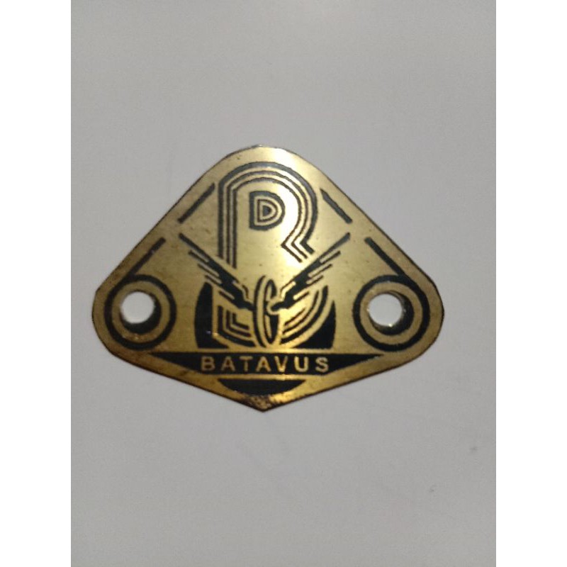 BATAVUS - Plat, Logo, Emblem Sepeda Onthel