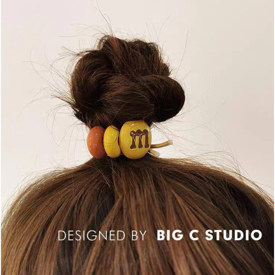 WBS Karet ikat kuncir Rambut Jepang / korea Import Simple FASHION Bentuk Permen Candy Lucu ( 1 pcs ) / IR025-1