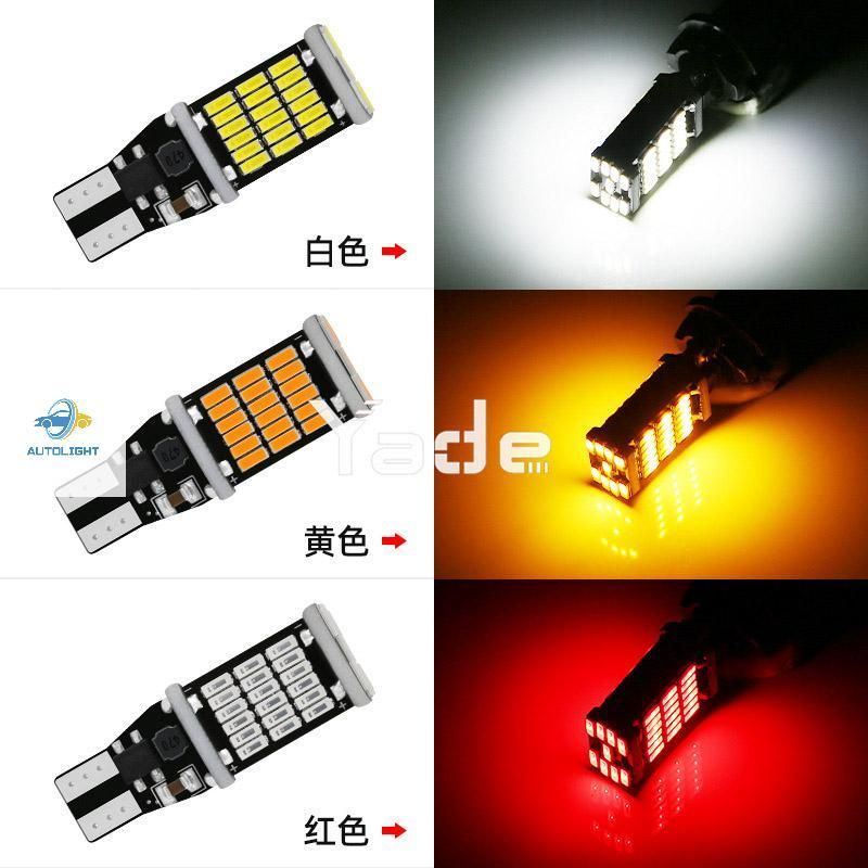 Lampu LED Mundur T15/T10/ W16W Canbus 45 Mata LED Lampu Mobil