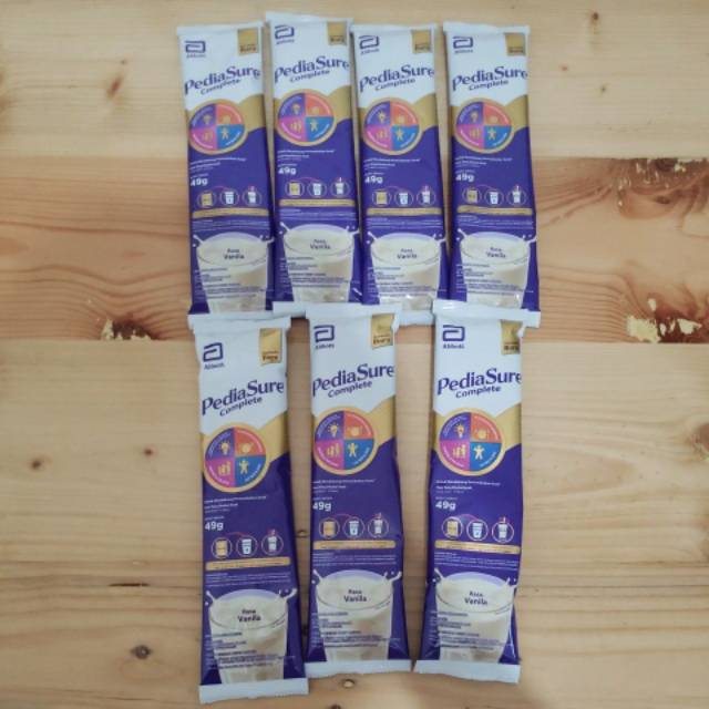 PEDIASURE SACHET COMPLETE 49GR / PEDIASURE COMPLETE / PEDIASURE VANILA /PEDIASURE COMPLETE SACHET