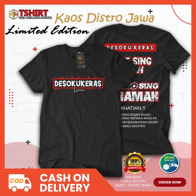 Kaos Kata kata Desoku keras | Kaos kata-kata | Kaos kata jawa | kaos kata