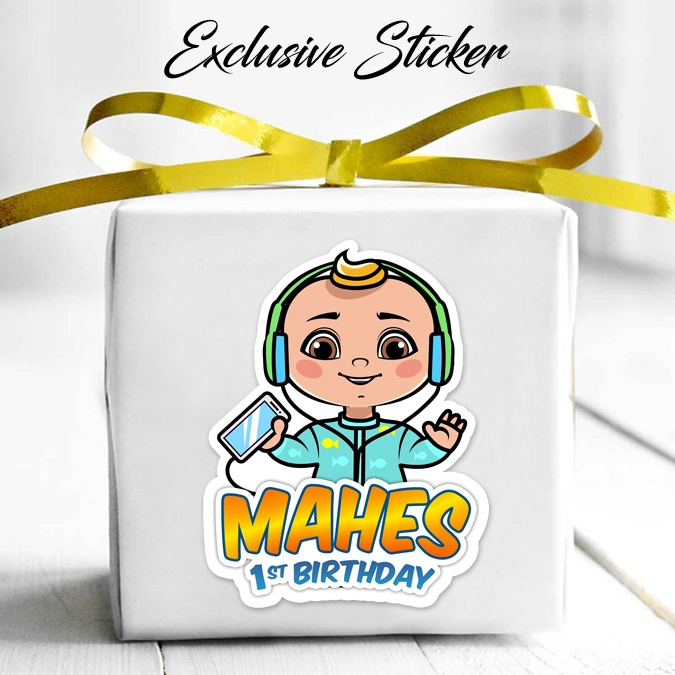 

50 STIKER / STICKER COCOMELON 2-11 ULANG TAHUN / ULTAH / BIRTHDAY