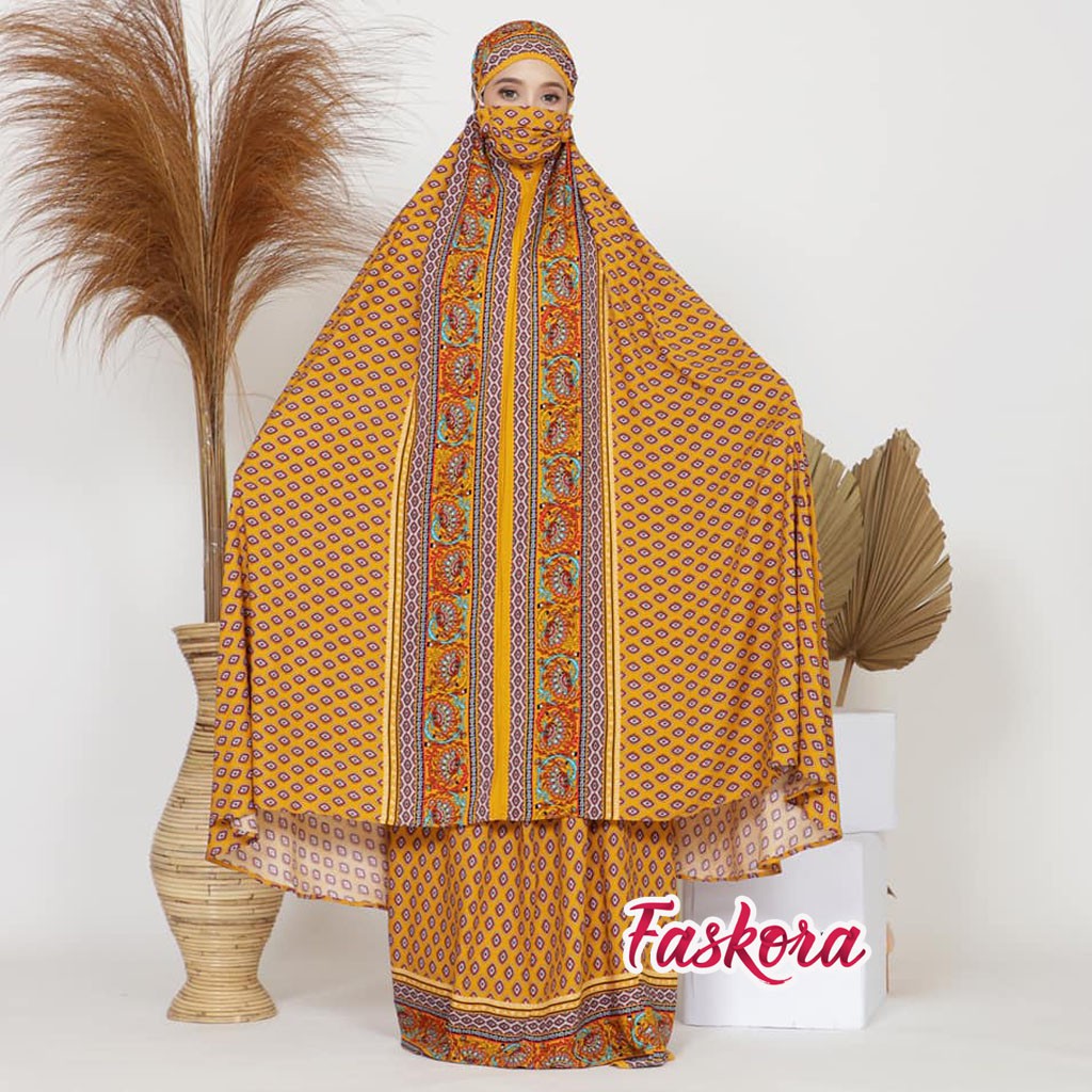 Mukena Bali Dewasa Extra Super Jumbo XXXXL 4XL 100kg - 120kg Batik - Mukena Rayon Adem Polos Murah