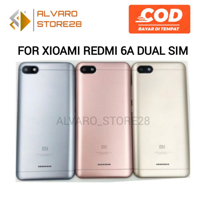 Backdoor housing coverbatt tutup belakang xiaomi Redmi 6A 2sim original