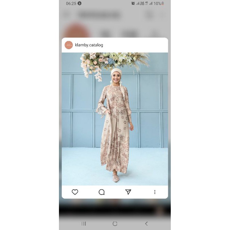 Nirmala Dress Wearing Klamby Caviar size L