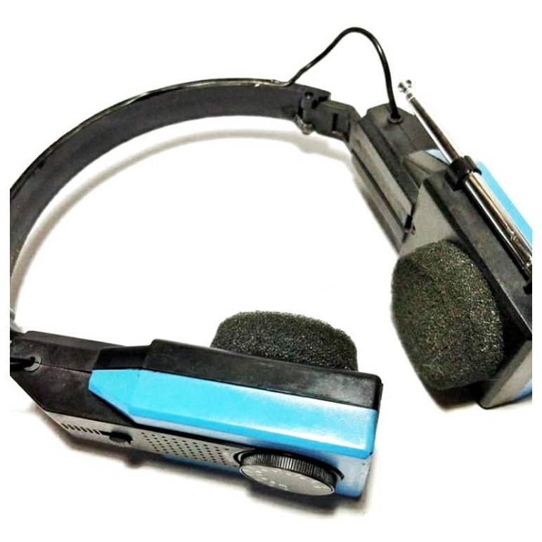 Radio jadul.Vintage headset radio.Jadul.Vintage.Retro