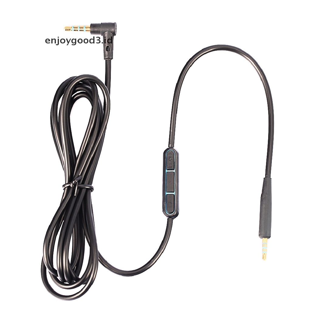 (Rready Stock) Kabel Audio Pengganti Dengan Mic Untuk Headphone QC25 25 Kabel Audio Pengganti Dengan Mic Nyaman Untuk Headphone QC25 25 Adapter Charger Untuk QC2