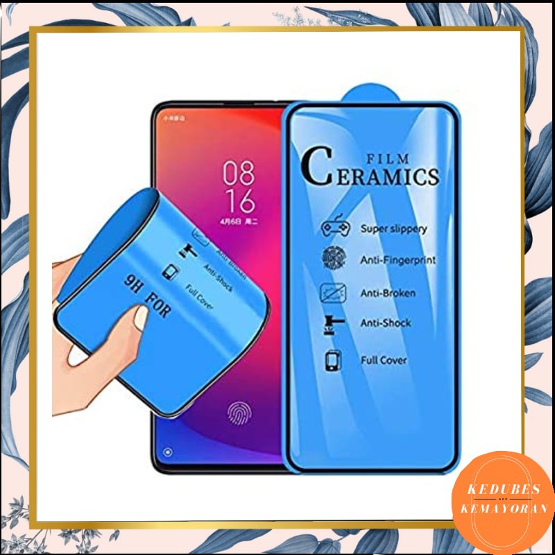 TEMPERED GLASS CERAMIC FOR OPPO A12/A33/A1K/F5/F3/F3+/A7 PREMIUM QUALITY [KK]