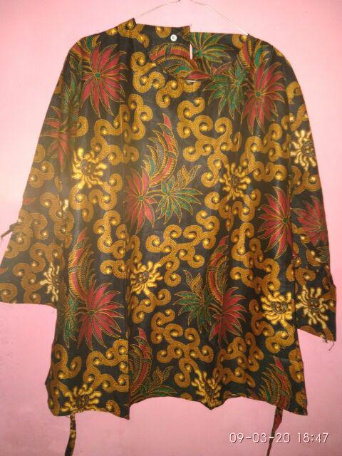 Jumbo Shinta / Atasan Pria Big Size Jumbo Xl Ld 110 / Atasan Batik Wanita Fitri Batik Asifa Fashion