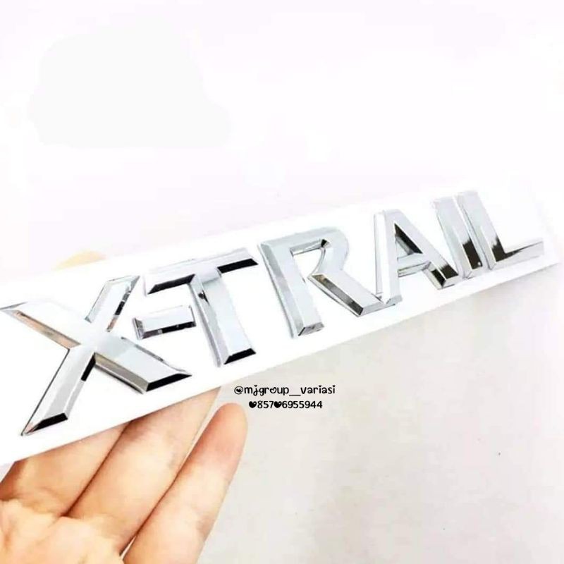 Emblem logo nissan XTRAIL ukuran original bagasi