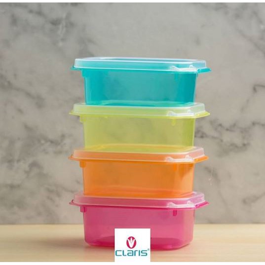 Kotak Makan Mini/Tempat Bumbu 100ml Claris 2931-4  (4pcs)