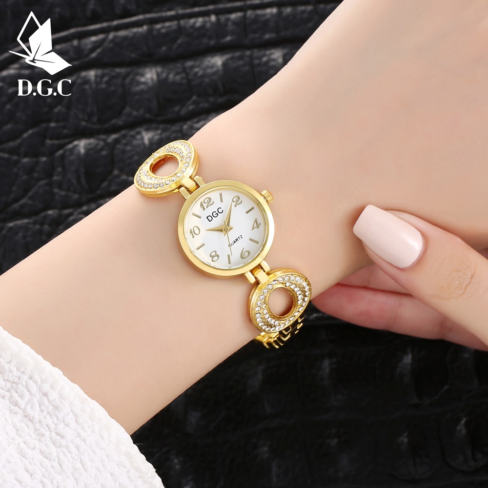 ✨DGC✨JAM  Wanita Fashion Round Dial Gelang Jam Tangan Korea Sederhana Kasual Mahasiswa W230