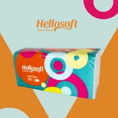 TISU WAJAH HELLOSOFT 250 SHEET 2 PLY