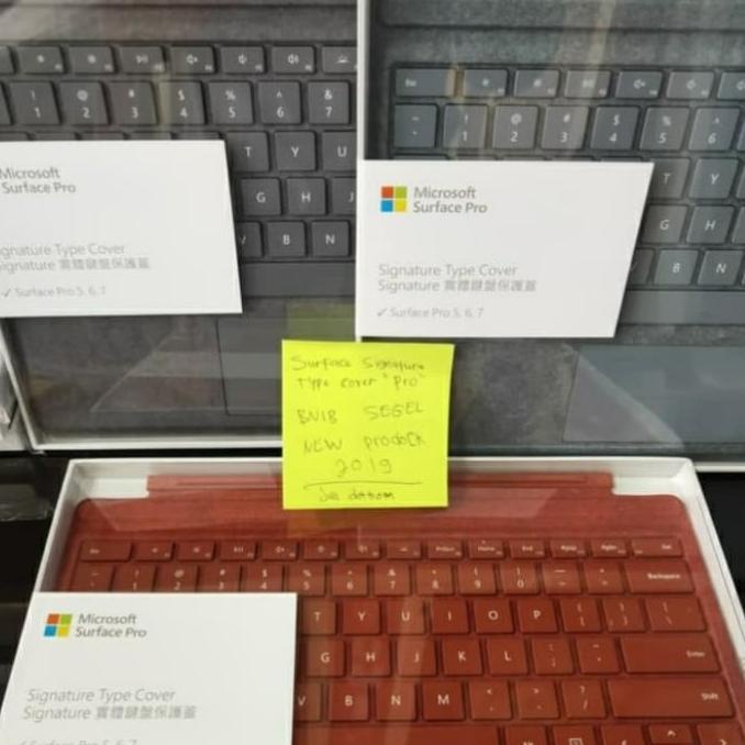 Microsoft Surface Pro 5 2017 Keyboard Signature Alcantara Type Cover