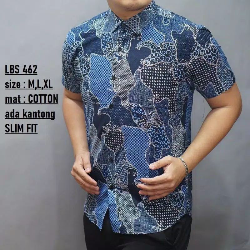 BAJU BATIK PRIA // BATIK UNIK // BATIK MEWAH // BATIK PRIA ASLI // BATIK SLIMFIT // BATIK LBS 273