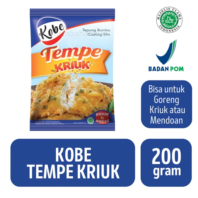 

Tepung Bumbu Kobe Tempe Kriuk [200 gram]