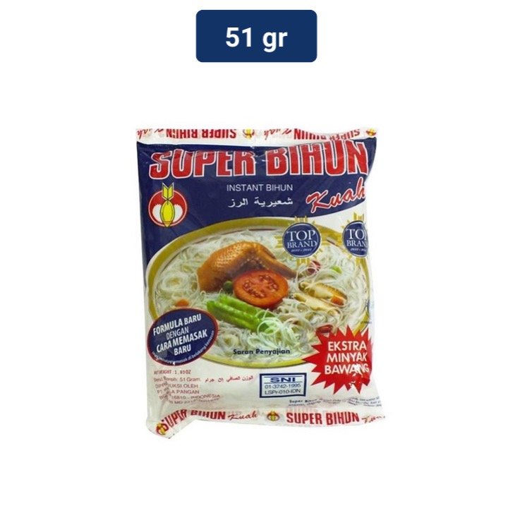 

Super Bihun Kuah 51gram Bihun Kuah