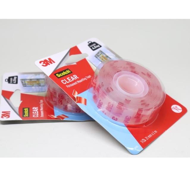 

✈ 3M Scotch Double Tape VHB Mounting Transparan Bening 4010C - ec3f ➨