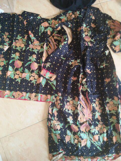 Zola Batik Couple Sarimbit Gamis Hanima Prada