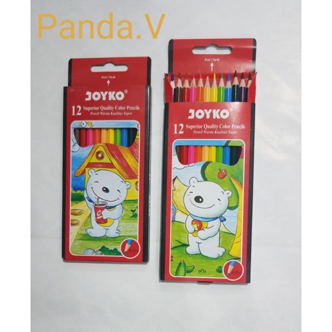 

JOYKO PENSIL WARNA PANJANG ISI 12/CAT AIR/WATERCOLOR PENCIL/HEXAGONAL GRIP