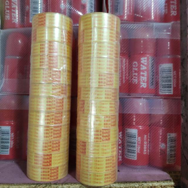 

Solasi Bening kecil gold tape