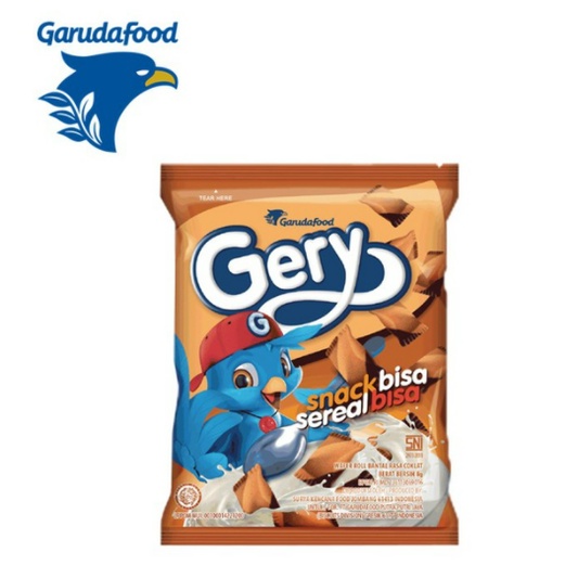 

GERY SNACK SEREAL WAFER ROLL BANTAL 8 GRAM COKLAT MAKANAN RINGAN