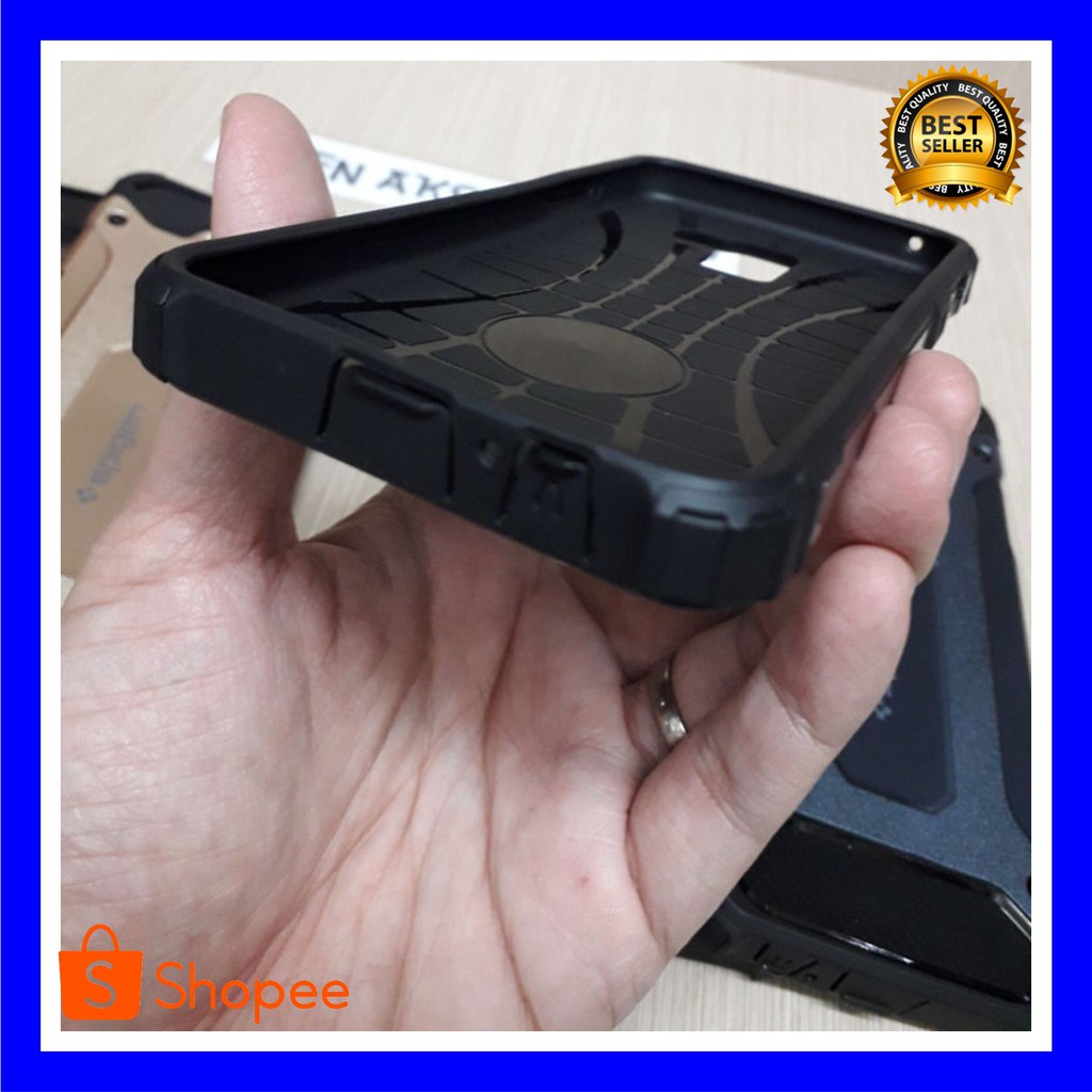 GROSIR TERMURAH Spigen Iron Samsung A8 2018 A530 SM-A530F 5.6 inchi HardCase Robot