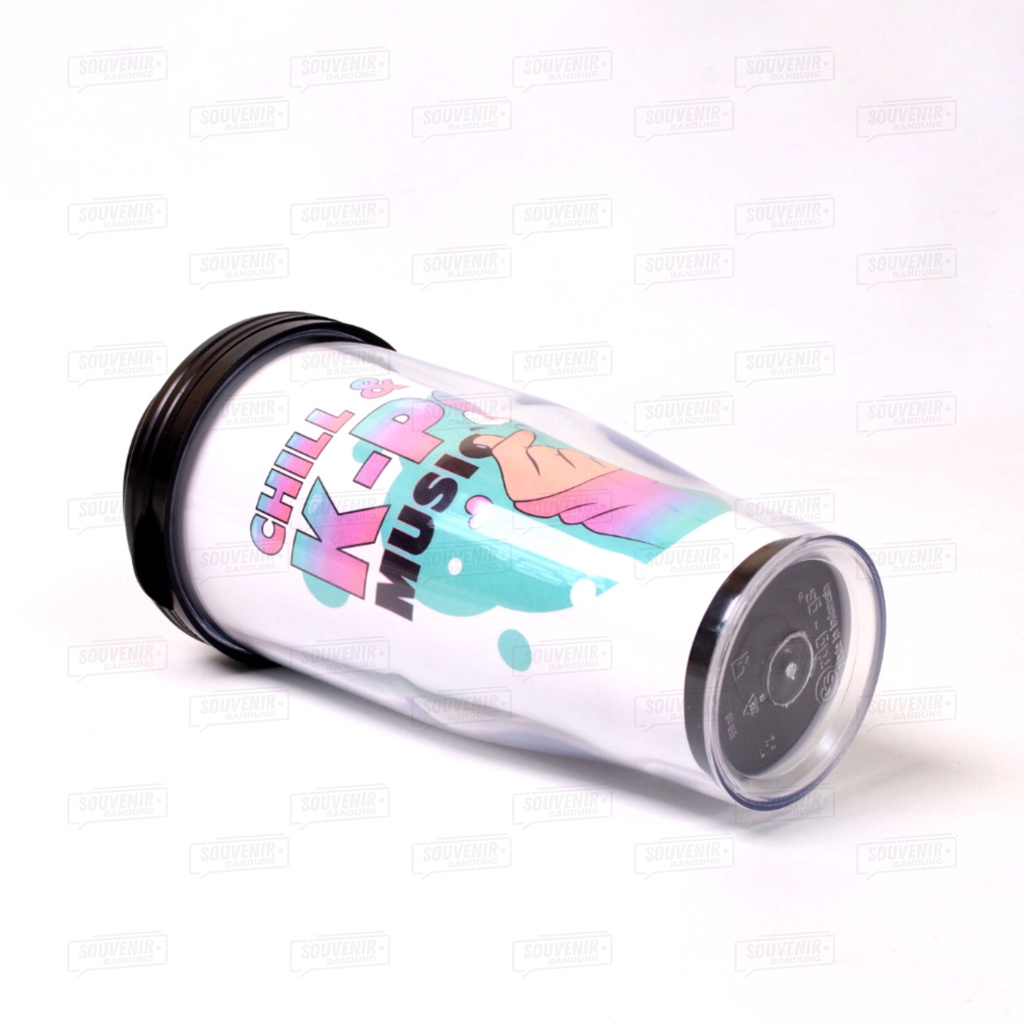 Tumbler Insert Paper Gratis desain Botol minum custom tempat minum unik hadiah souvenir ulang tahun