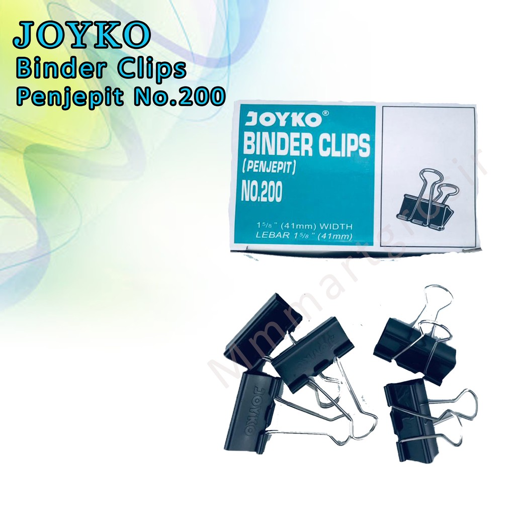 Joyko / Binder Clips / Penjepit / No.200