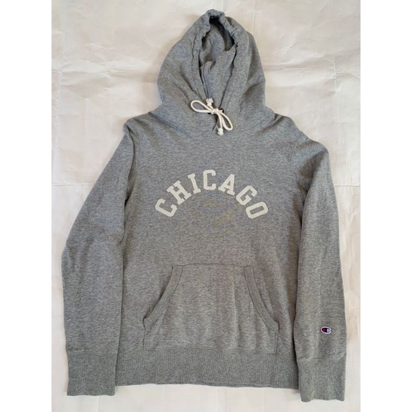 hoodie chicago x champion grey