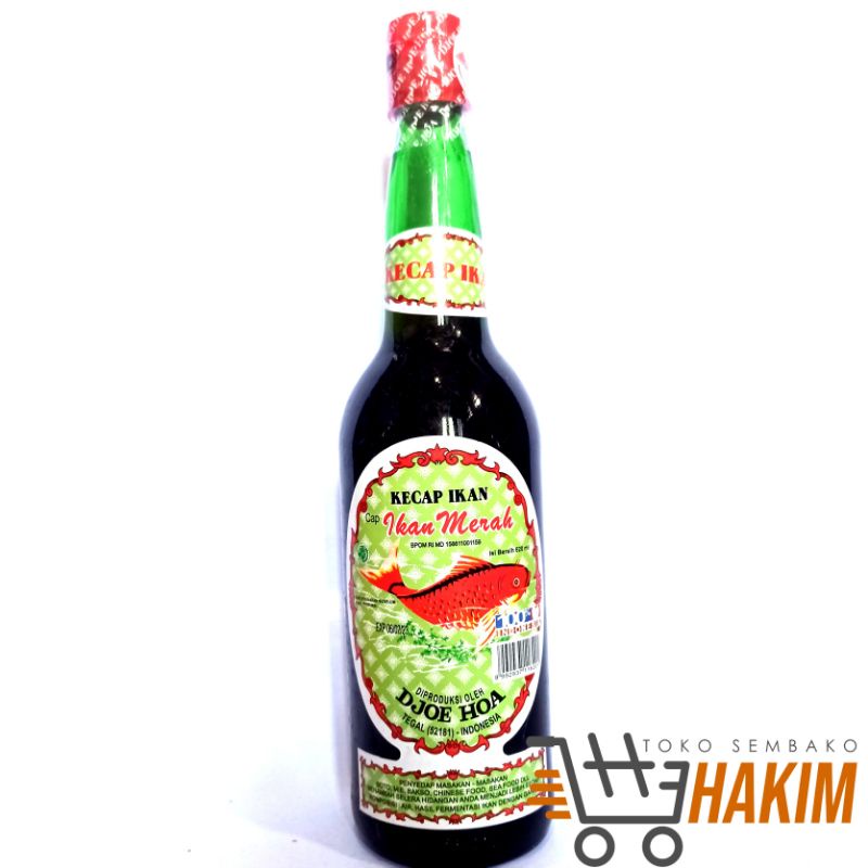 

Kecap Ikan Cap Ikan Merah Djoe Hoa 620ml