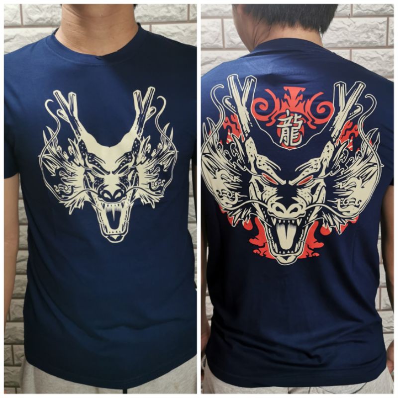 baju atasan pria. kaos jepang naga kuno Jepang. kaos jepang distro