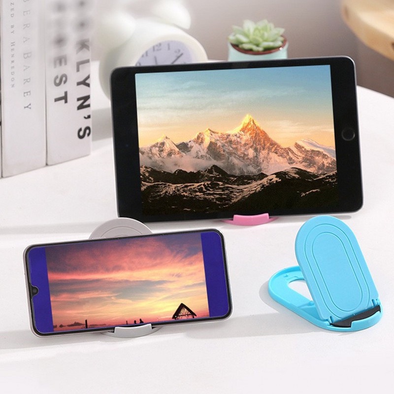 Multi-function Adjustable Cell Phone Stand Folding Plastic Desktop Bracket