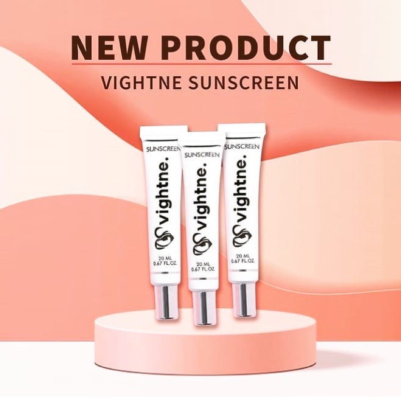 READY VAVL VIGHTNE SUNSCREEN ORIGINAL VAVL BEAUTY BEAUTE BY VIVALENTINE TABIR SURYA CREAM SIANG