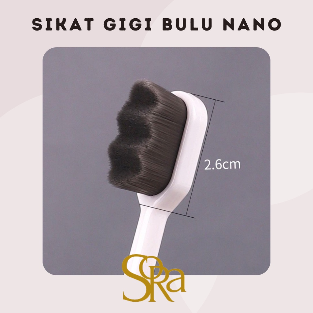 TOOTHBRUSH MICRO BRUSH / SIKAT GIGI BULU NANO LEMBUT GAYA JEPANG / SIKAT GIGI BULU LEMBUT BULU NANO MICRO LEMBUT