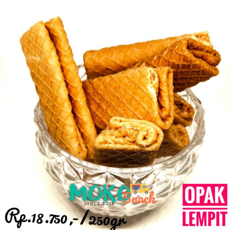 

Snack cemilan kiloan Opak lempit 250gr