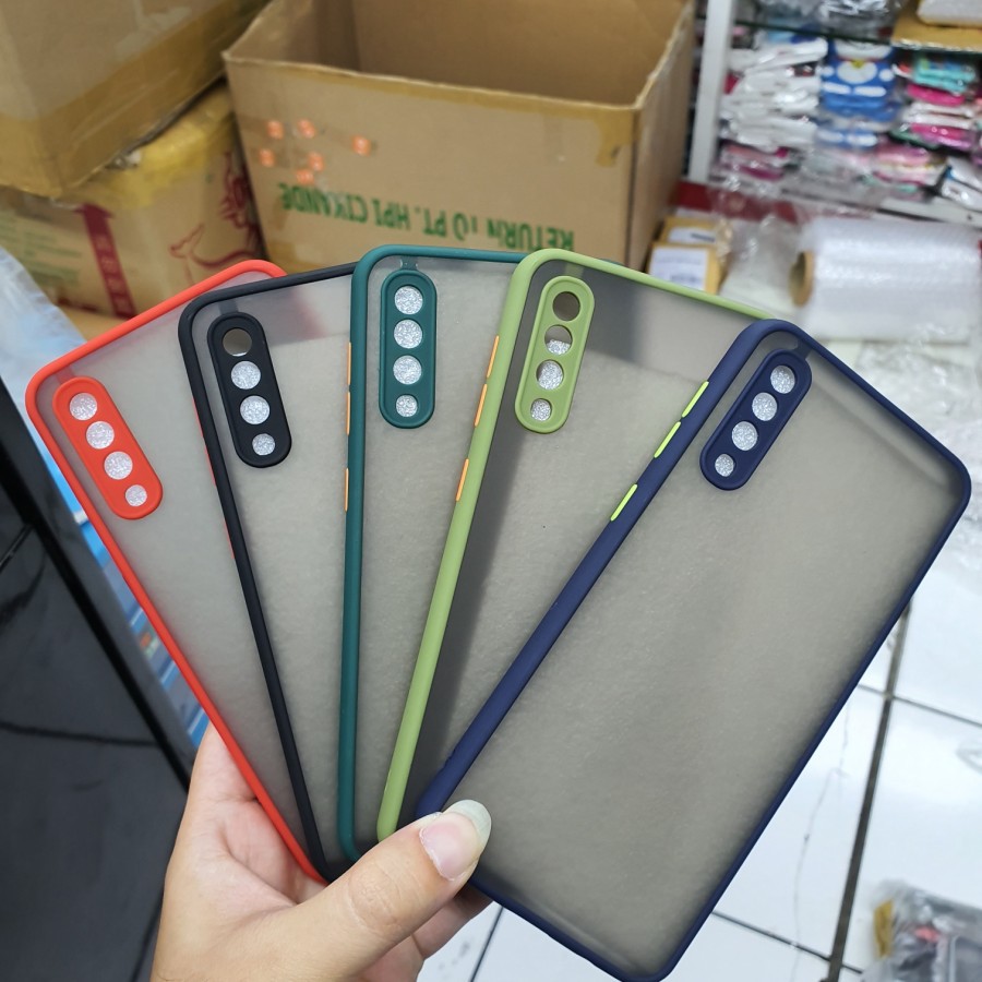 Samsung A20 A30 A50 A50S A30S A70 A70S A80 A03S Case Dove Matte Mychoice Slim Fuze Macaron