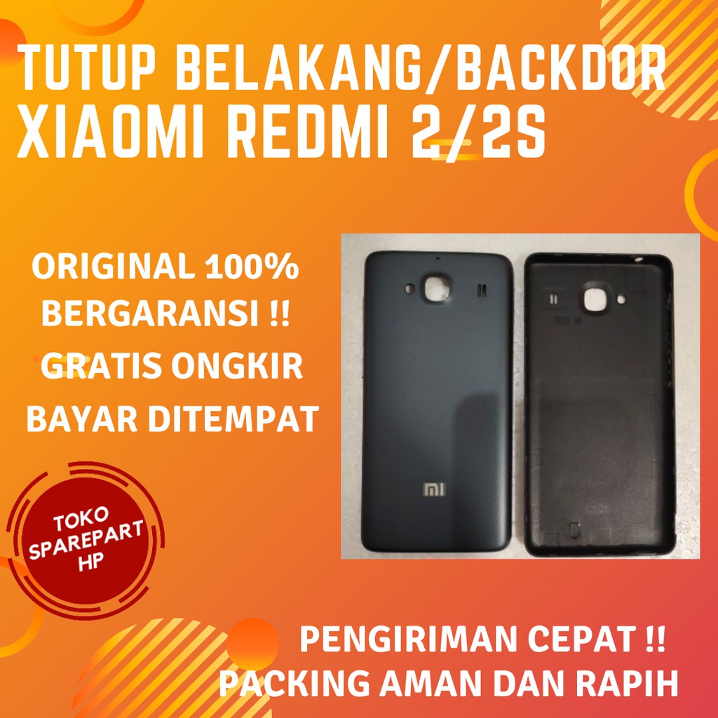 Tutup Casing Belakang Redmi 2 Backdor Untuk Hp Xiaomi Redmi 2 Tutup Cover belakang Redmi 2s Original