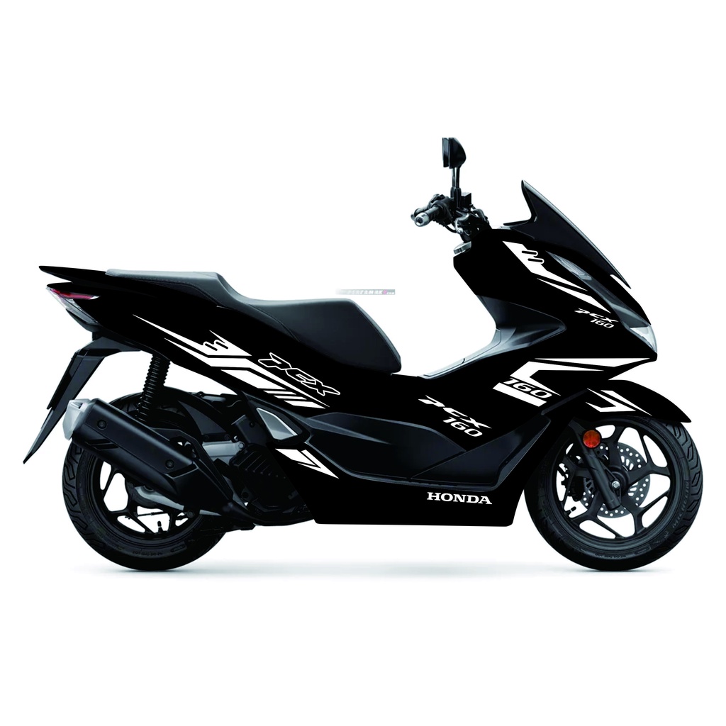 stiker pcx 160 hitam 2021 1 warna murah