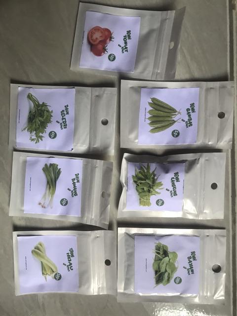 Benih Bayam Kemasan Repack Isi Ratusan Kemasan Zip Lock