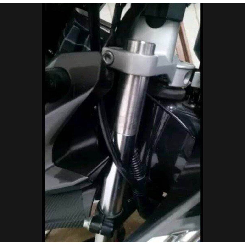 PENINGGI SHOCK DEPAN YAMAHA BYSON 10 CM FULL BESI