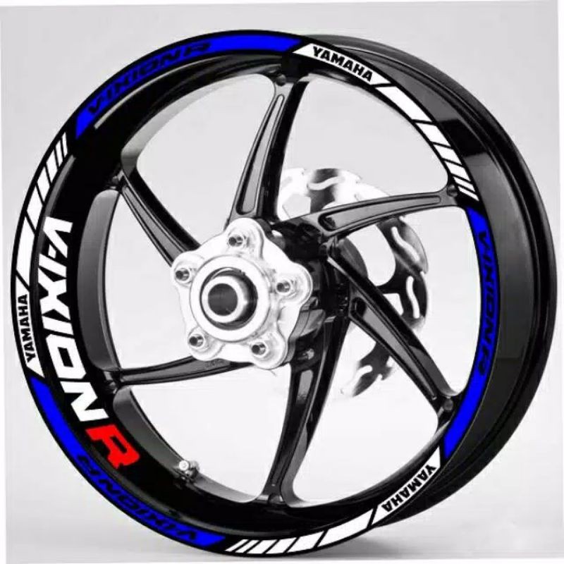 STICKER LIST VELG MOTOR YAMAHA VIXION R NEW CUTTING STICKER
