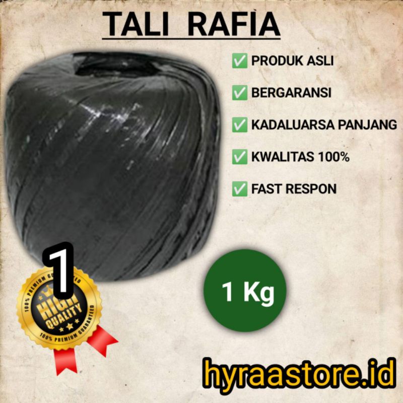 

Tali Rafia Hitam - 1 kg