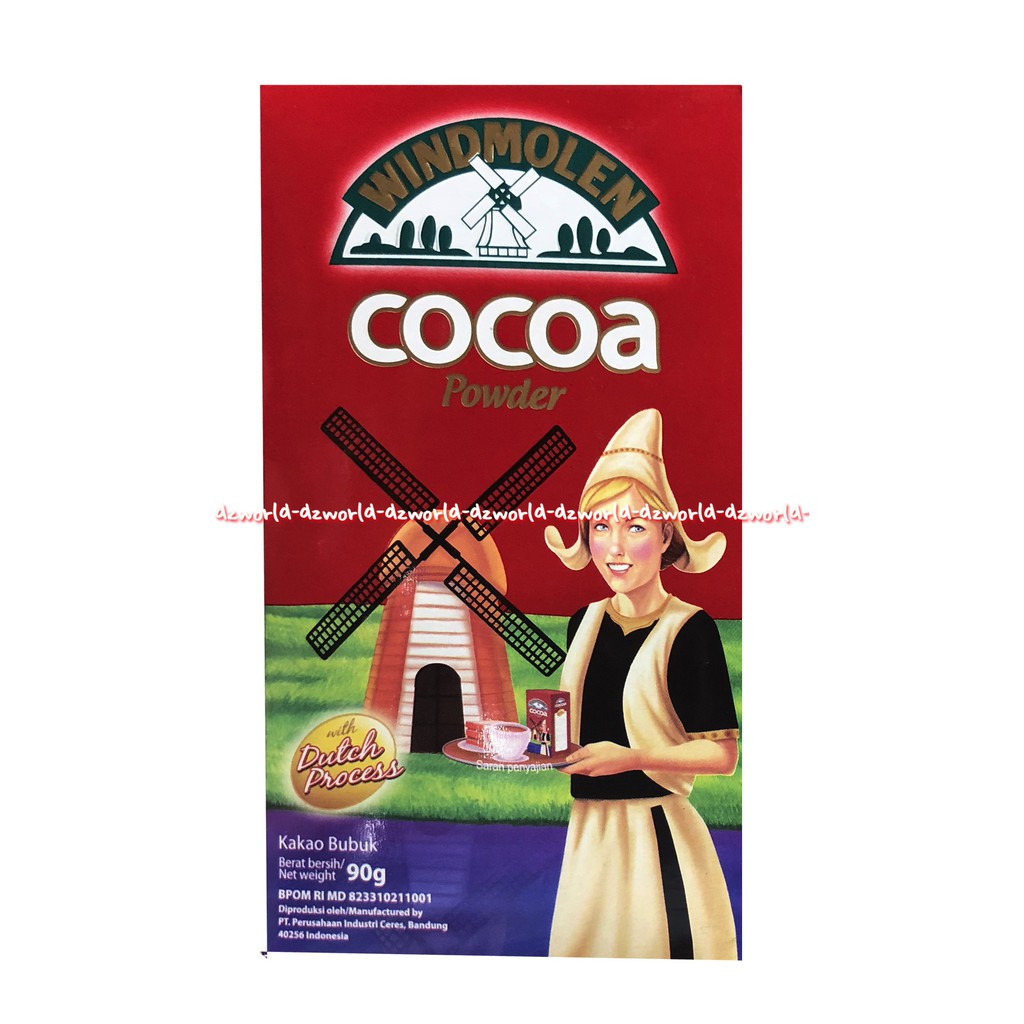 

Windmolen 90gr Cocoa Powder Kakao Bubuk Tepung Kakao Bubuk coklat Wind Molen Wind Molen