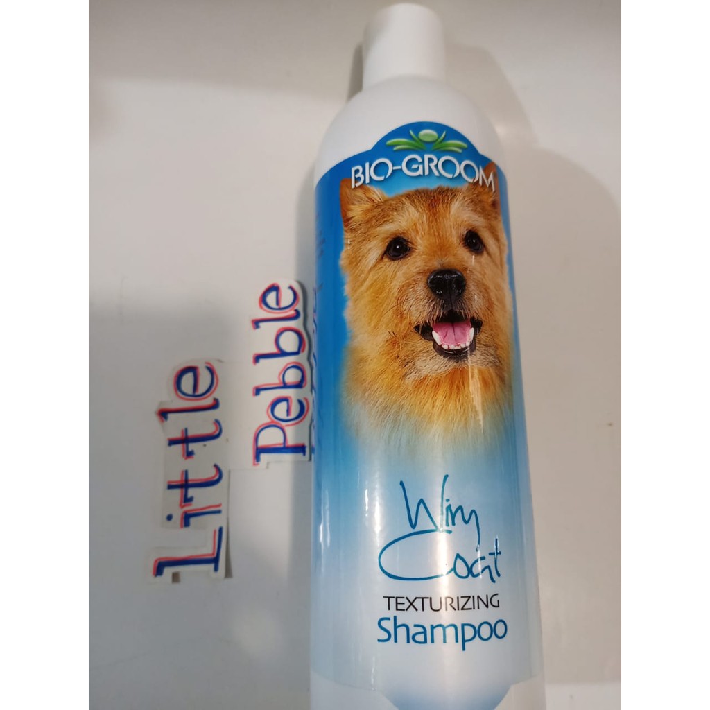 biogroom wiry coat dog shampoo anjing bulu kusut kasar 355ml