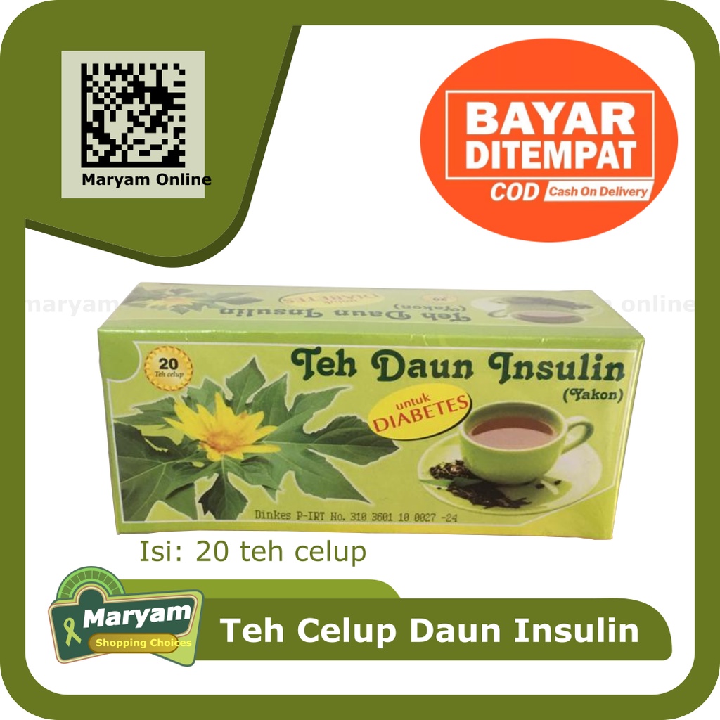 

Teh Celup Daun Insulin Yakon Obat Diabetes