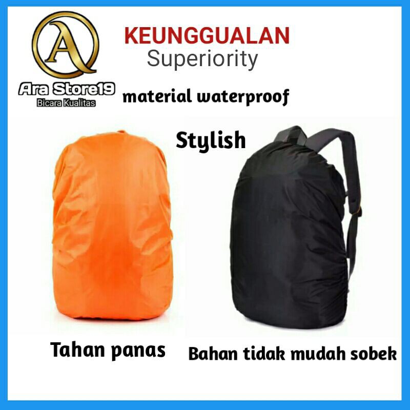 Rain Cover - Cover Bag Rain Coat Sarung tas  selimut tas universal