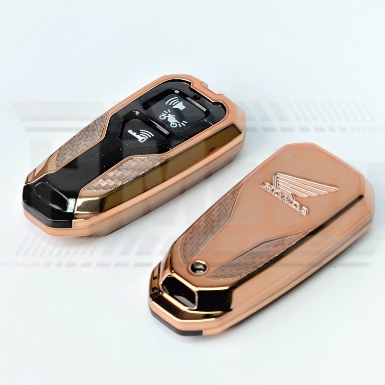 (PCX 160 / VARIO 160) Honda ORI Smart Key Remote Cover Case Sarung Kunci Remot-Copper