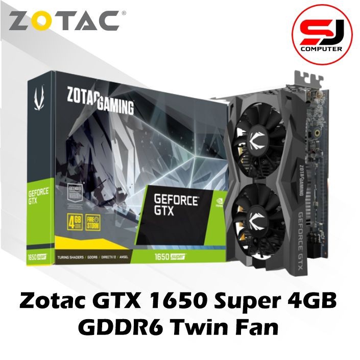 VGA ZOTAC GTX 1650 SUPER TWIN FAN 4GB GDDR6 Nvidia GTX 1650Super