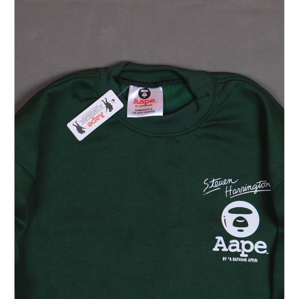 Jaket Crewneck APE STEVEN HARRLINGTON – Edition Trendy Casual Unisex Good Brand Quality Stylish